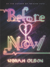 Cover image for Before Now